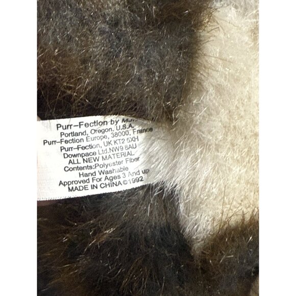 1988 Purr-Fection MJC Squirrel Stuffed Realistic Plush Vintage 10" With Tags - Picture 11 of 11